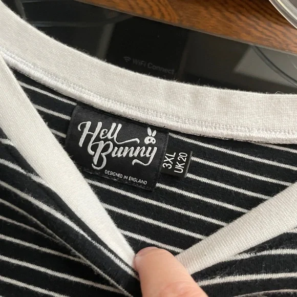 Hell Bunny Casper Ghost Top - Picture 4 of 5